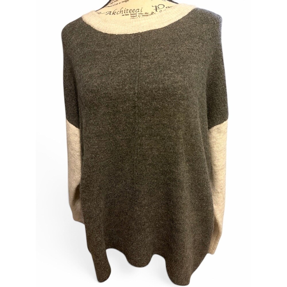 Philosophy Color Block 90's Y2K Sweater Medium